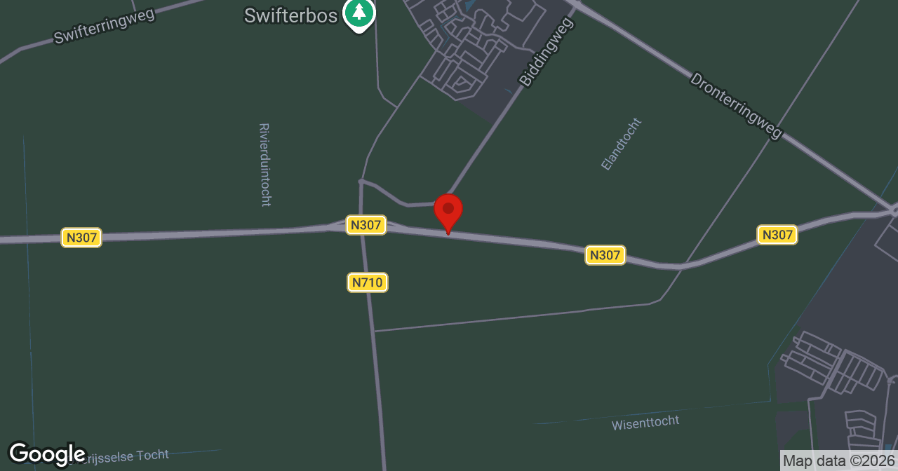 Kaart van de meldlocatie