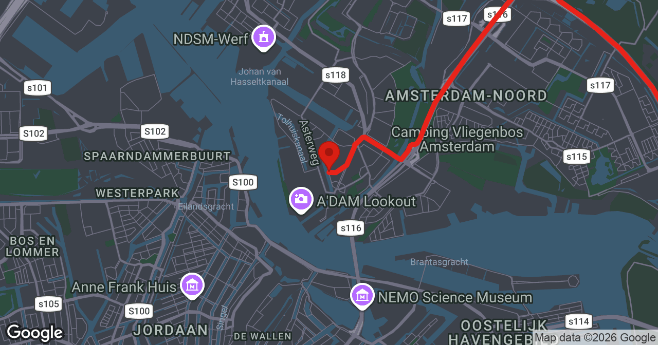 Kaart van de meldlocatie