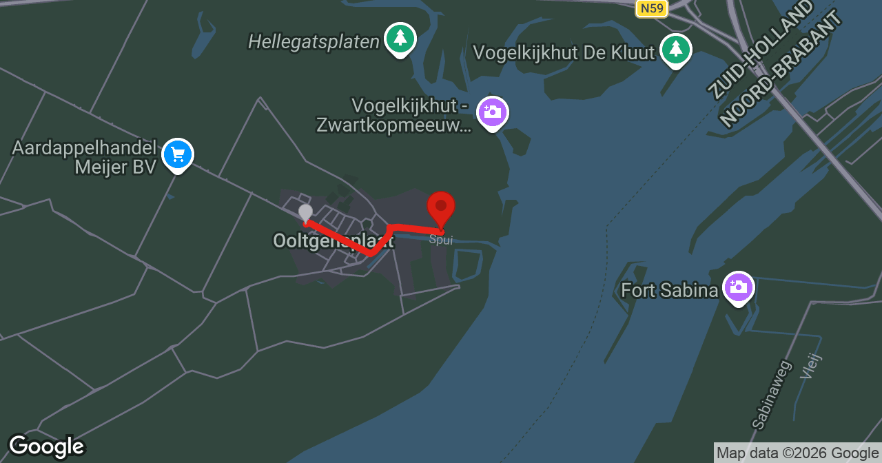 Kaart van de meldlocatie