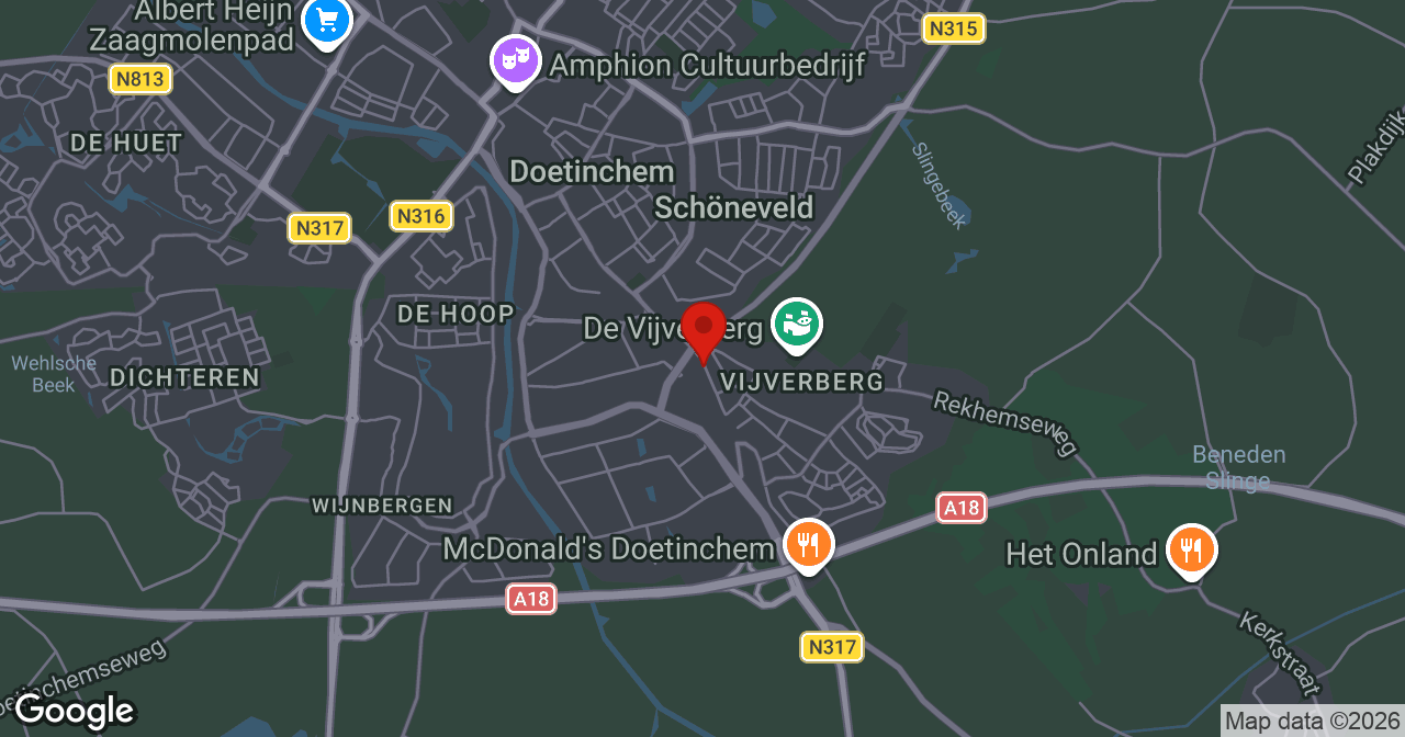 Kaart van de meldlocatie
