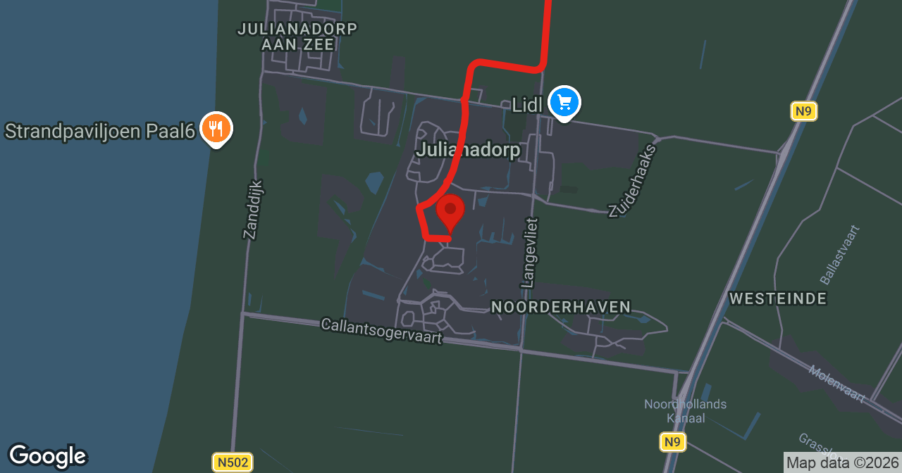 Kaart van de meldlocatie
