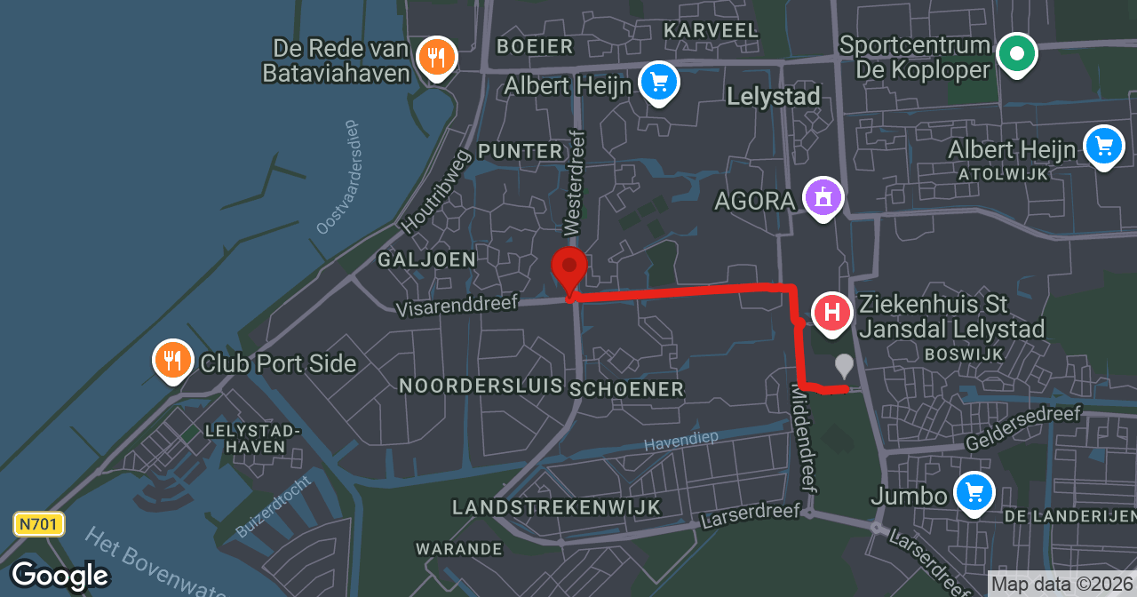 Kaart van de meldlocatie