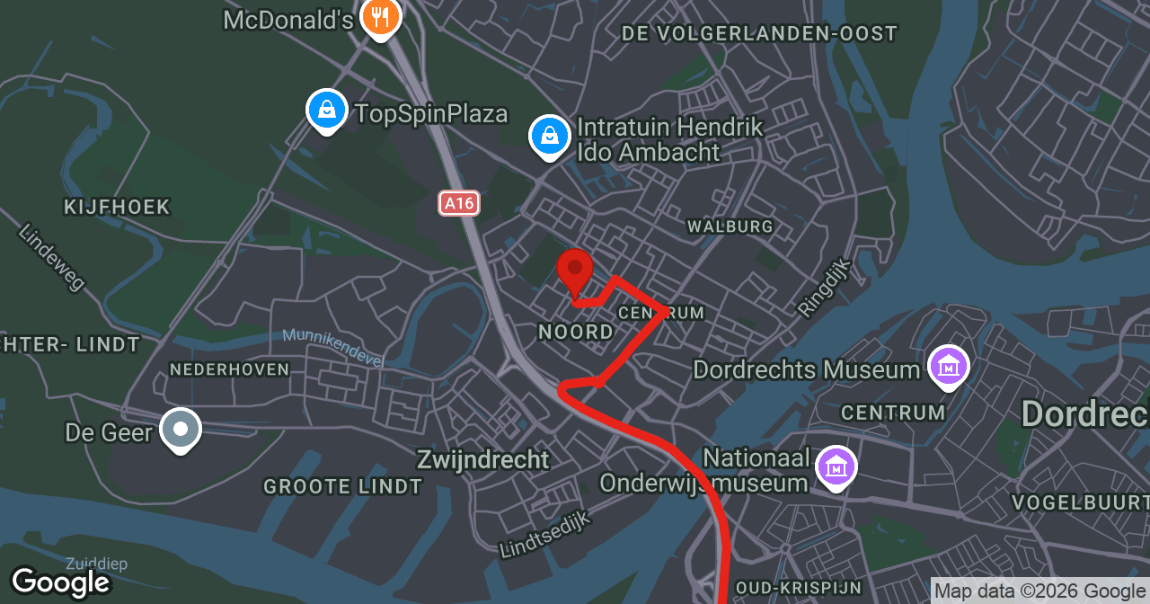 Kaart van de meldlocatie