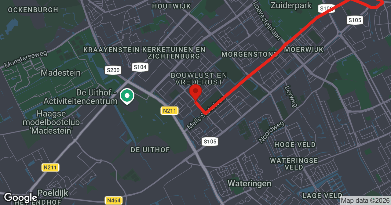 Kaart van de meldlocatie