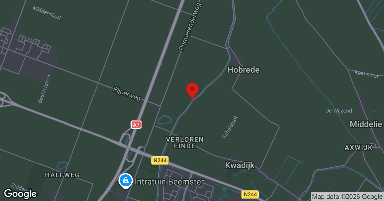Kaart van de meldlocatie
