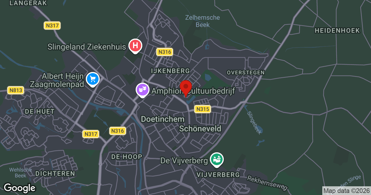 Kaart van de meldlocatie