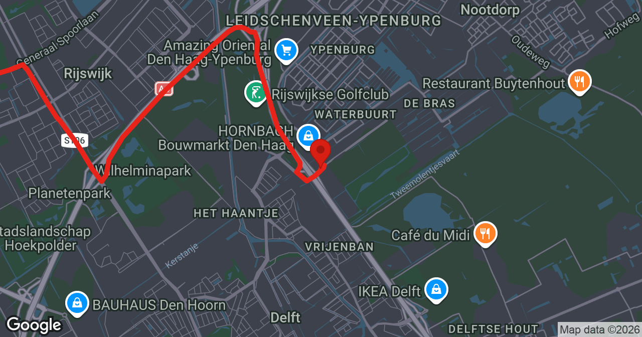 Kaart van de meldlocatie