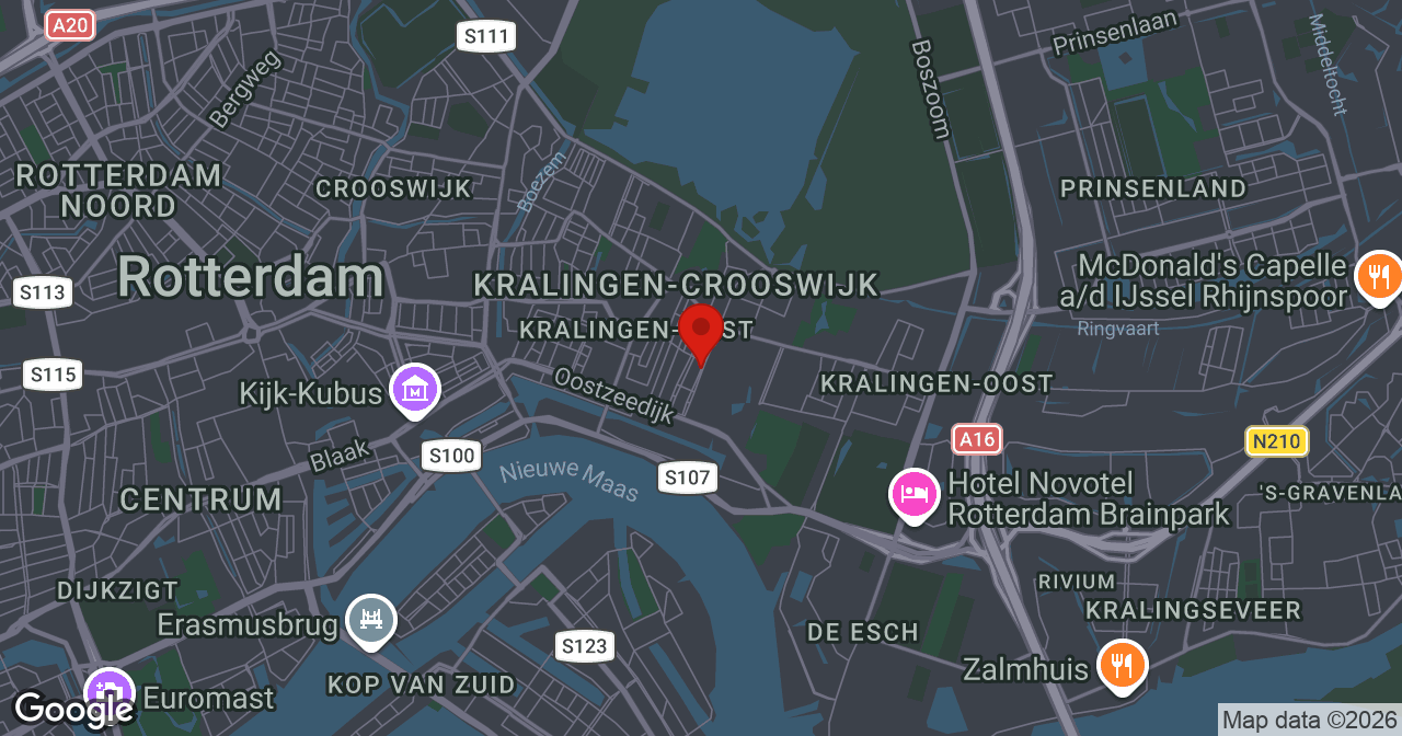 Kaart van de meldlocatie