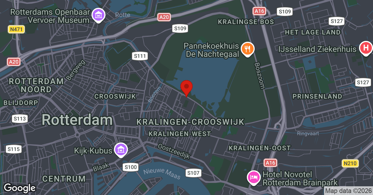 Kaart van de meldlocatie