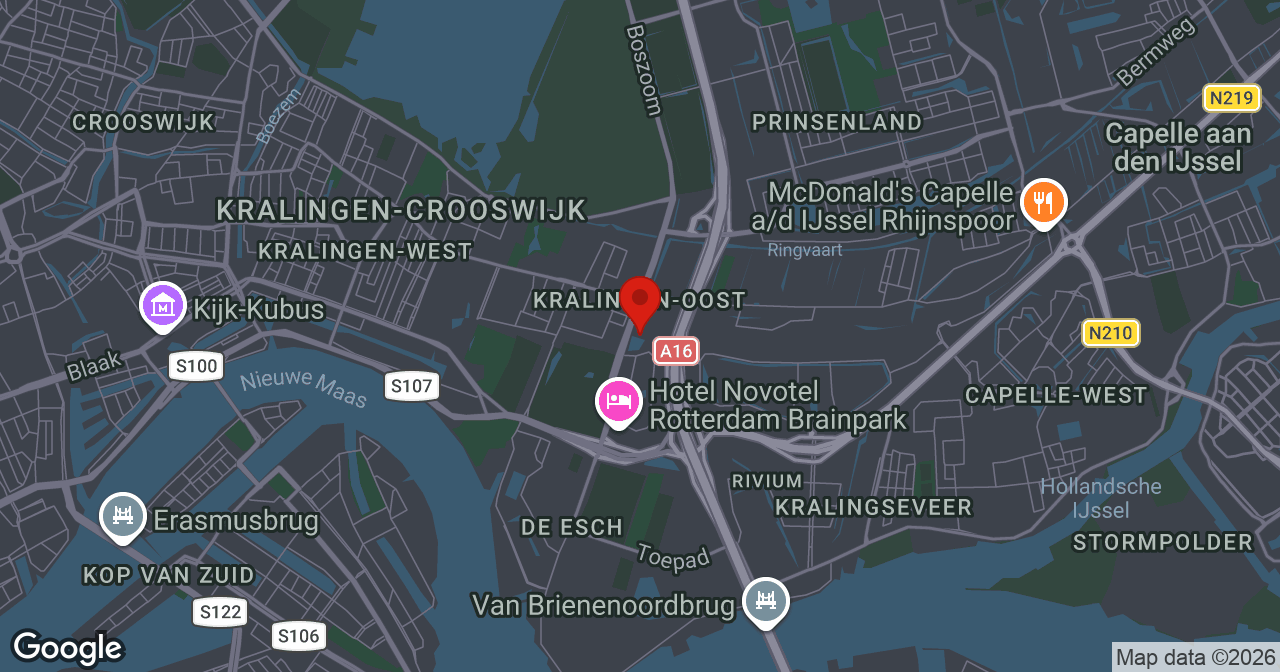 Kaart van de meldlocatie