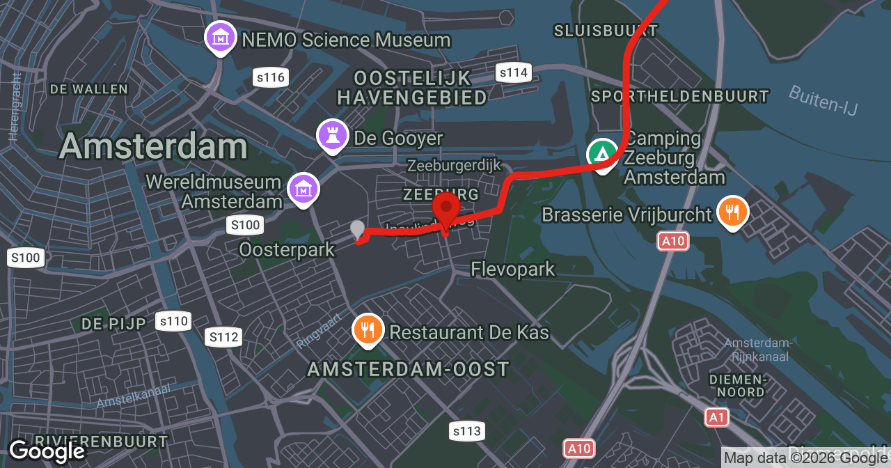 Kaart van de meldlocatie