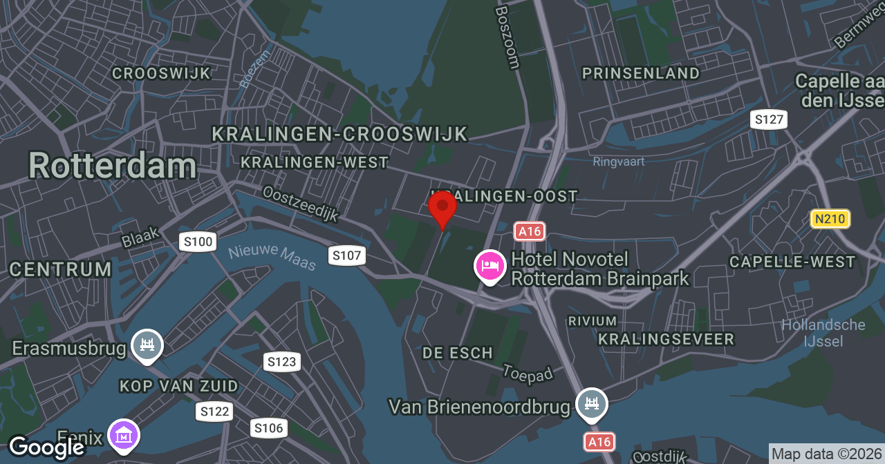Kaart van de meldlocatie