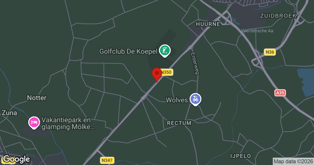 Kaart van de meldlocatie