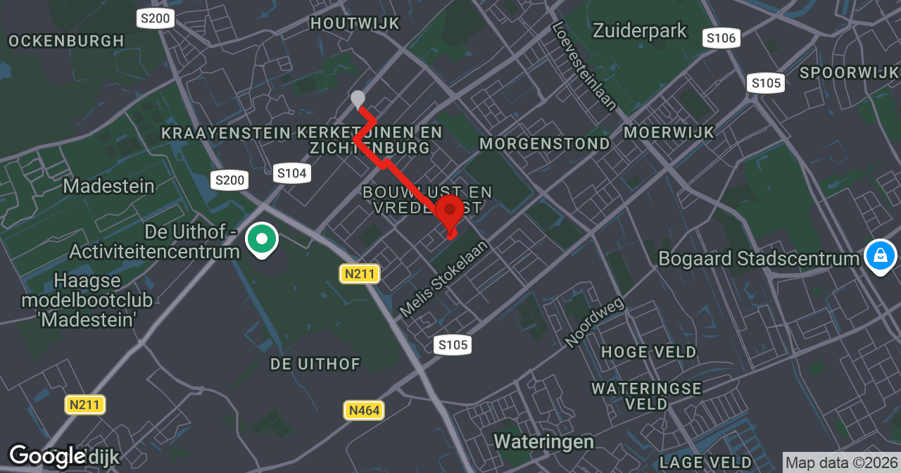 Kaart van de meldlocatie