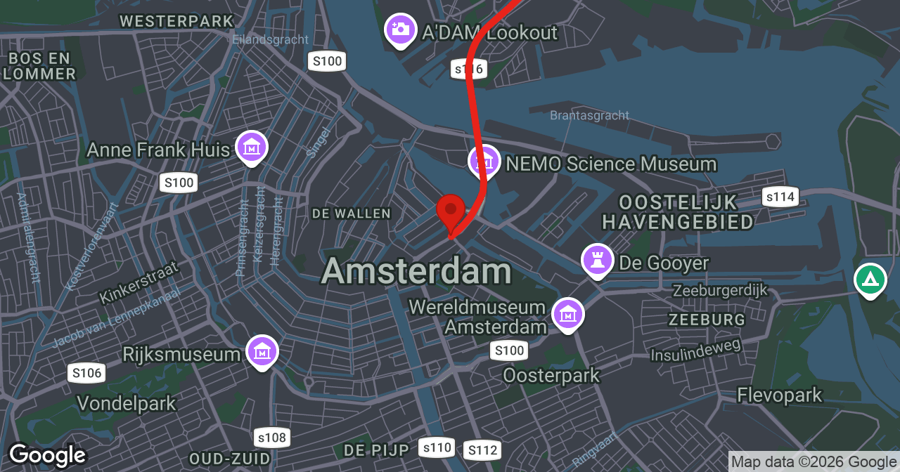 Kaart van de meldlocatie