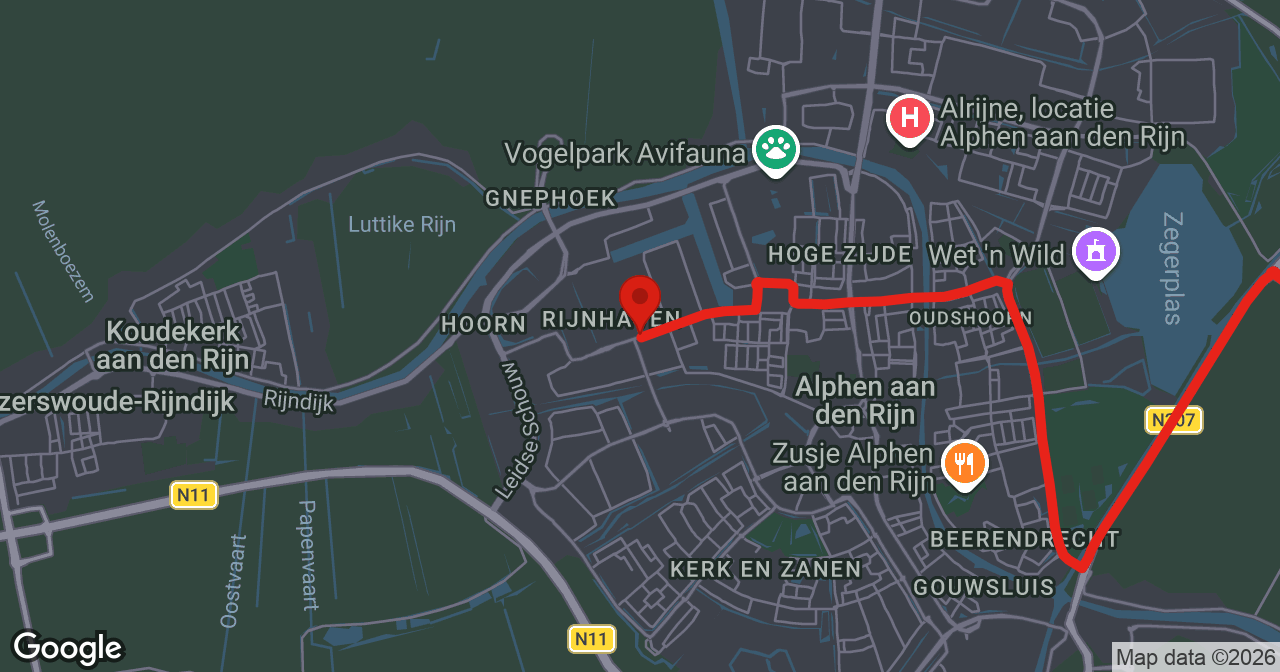 Kaart van de meldlocatie