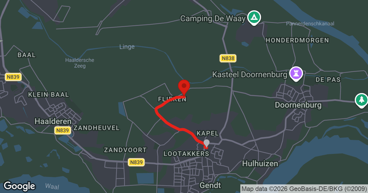 Kaart van de meldlocatie