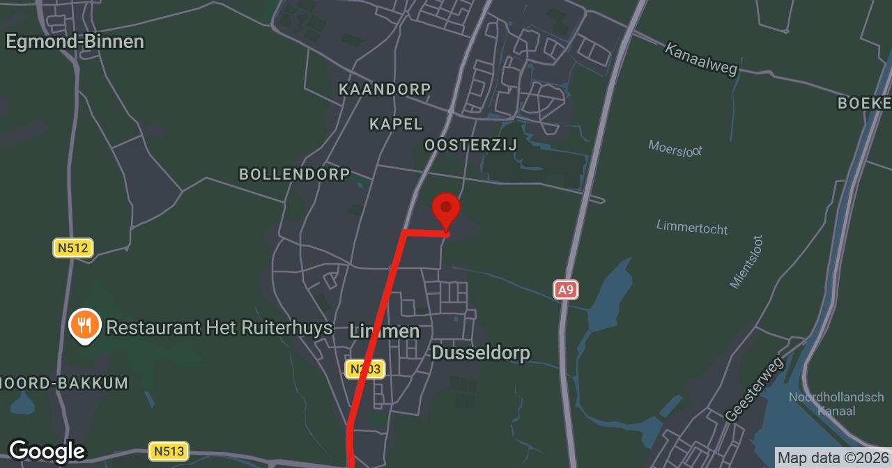 Kaart van de meldlocatie