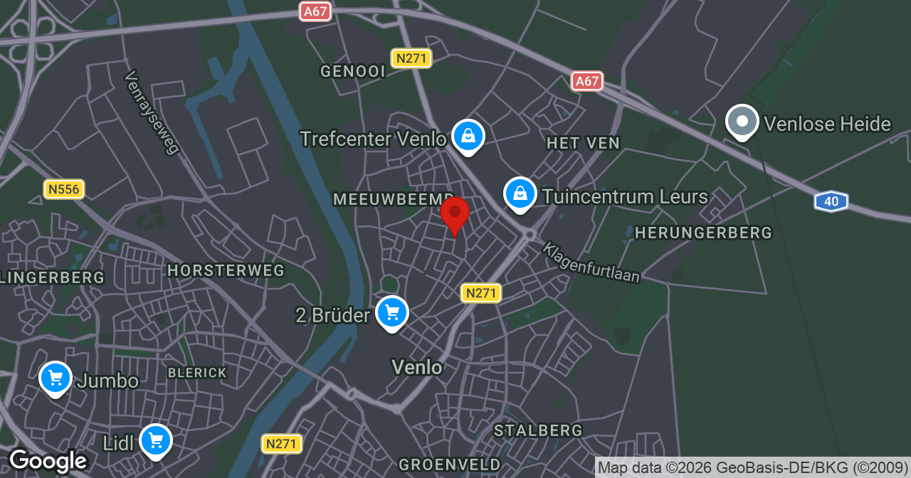Kaart van de meldlocatie