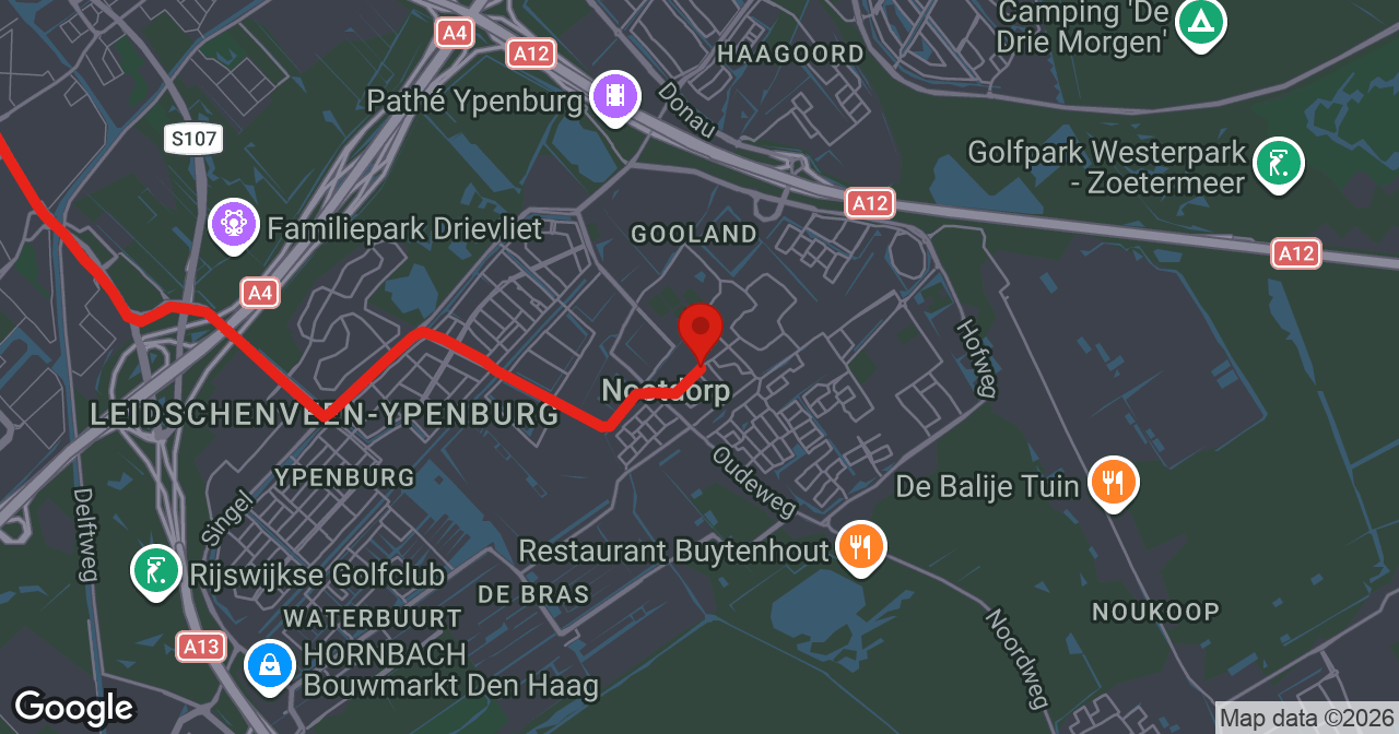 Kaart van de meldlocatie