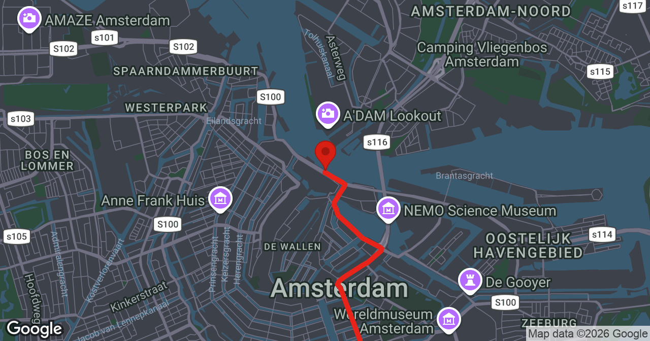 Kaart van de meldlocatie