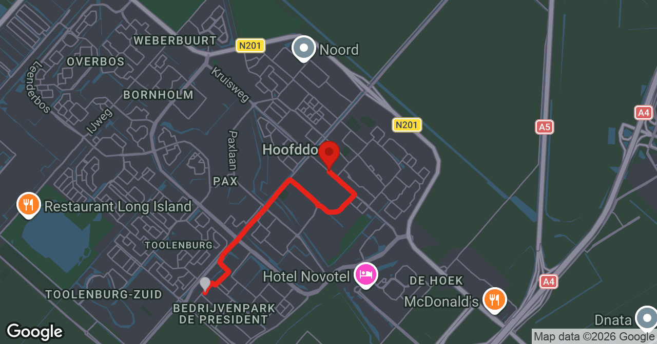 Kaart van de meldlocatie