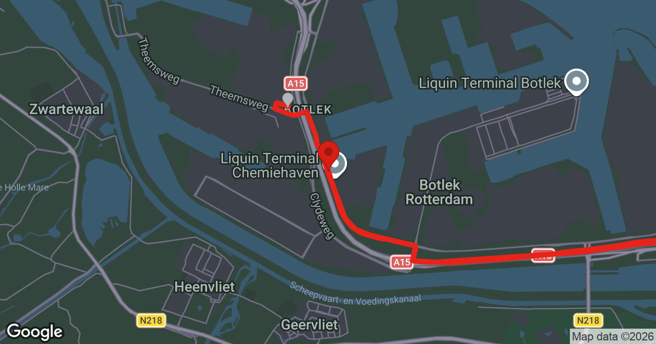 Kaart van de meldlocatie