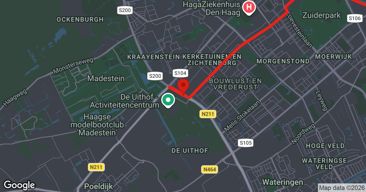 Kaart van de meldlocatie
