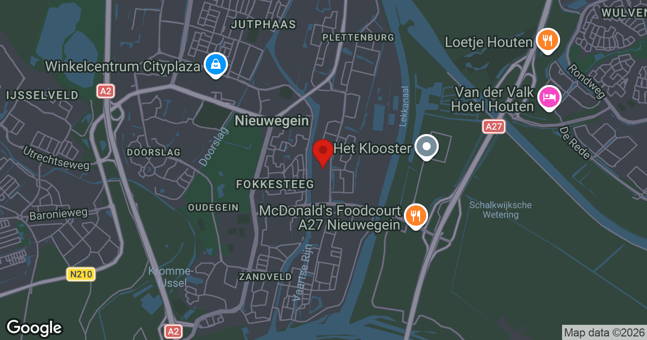Kaart van de meldlocatie