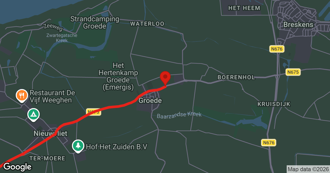 Kaart van de meldlocatie