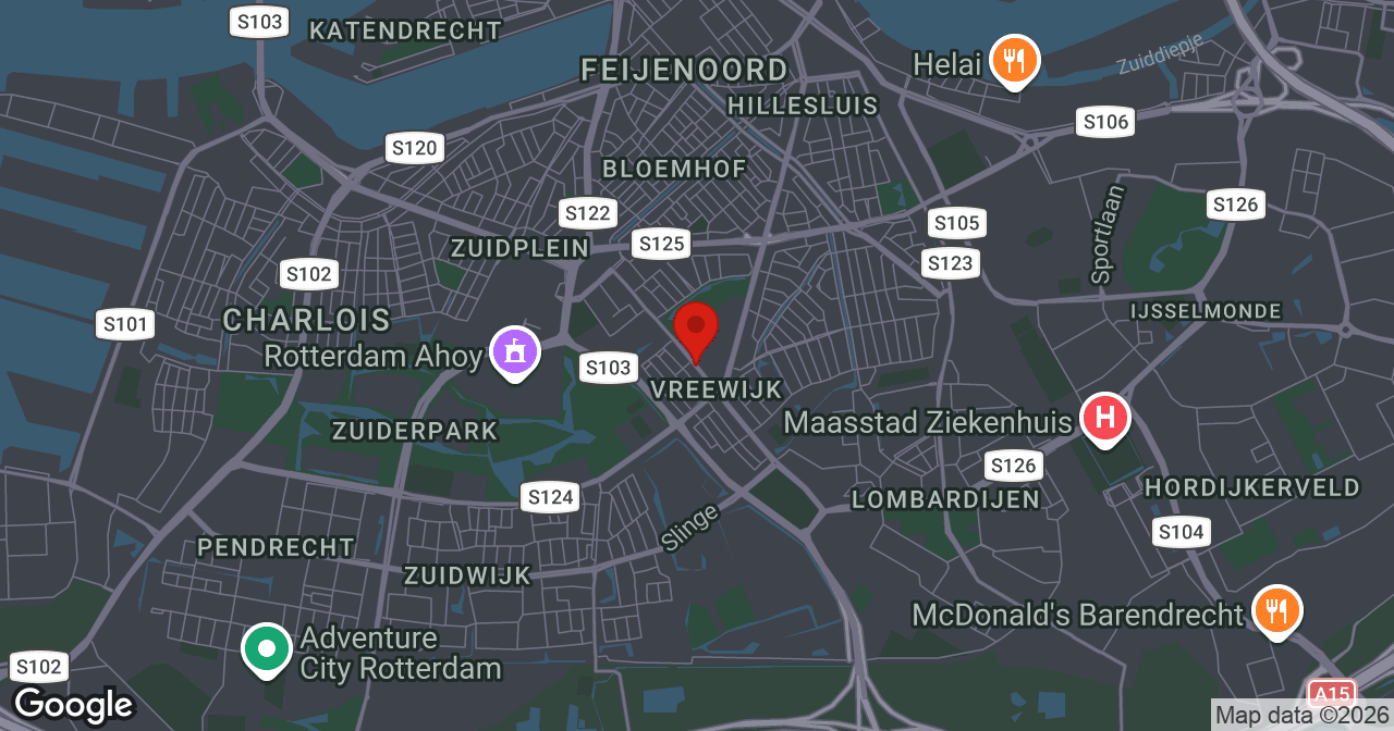 Kaart van de meldlocatie