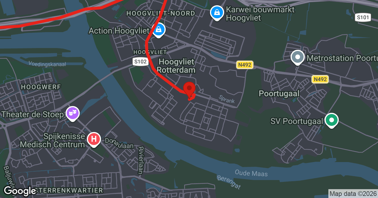 Kaart van de meldlocatie