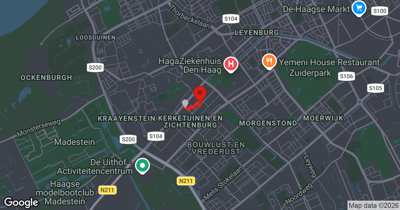 Kaart van de meldlocatie