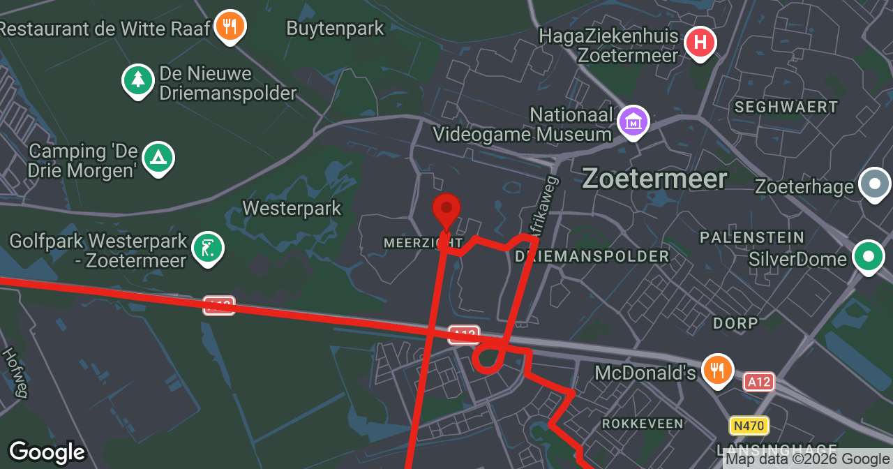 Kaart van de meldlocatie