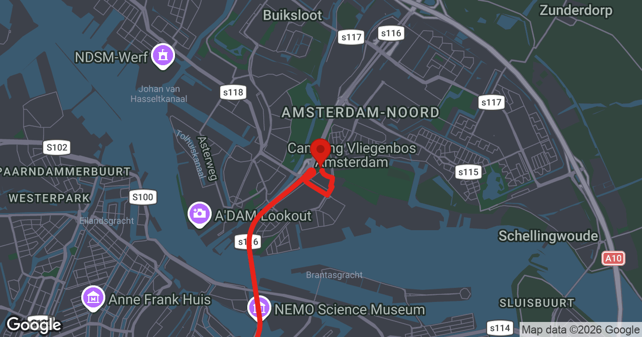 Kaart van de meldlocatie