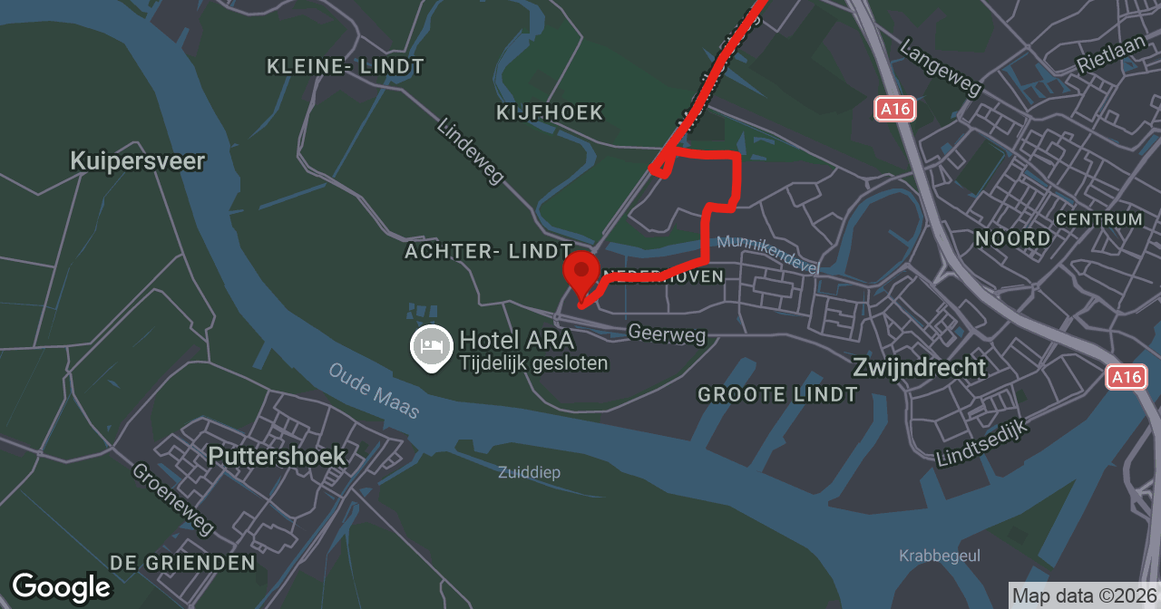 Kaart van de meldlocatie