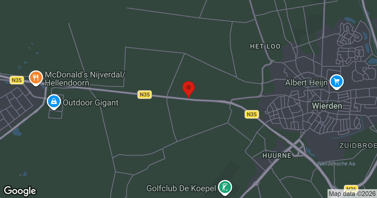Kaart van de meldlocatie