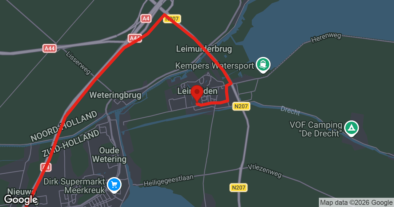 Kaart van de meldlocatie