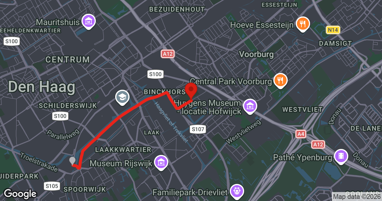 Kaart van de meldlocatie