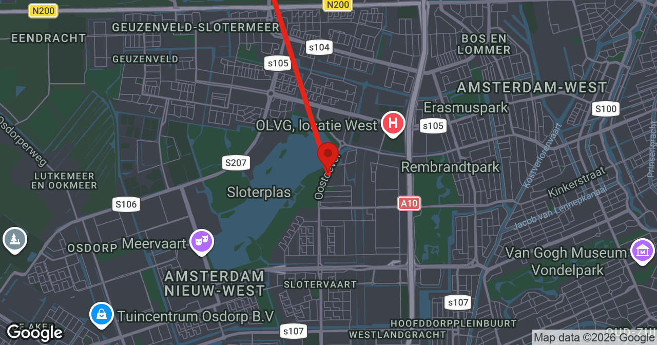 Kaart van de meldlocatie