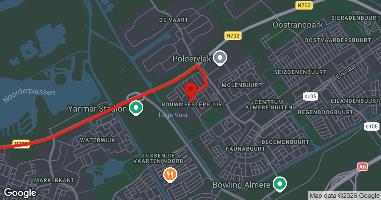 Kaart van de meldlocatie