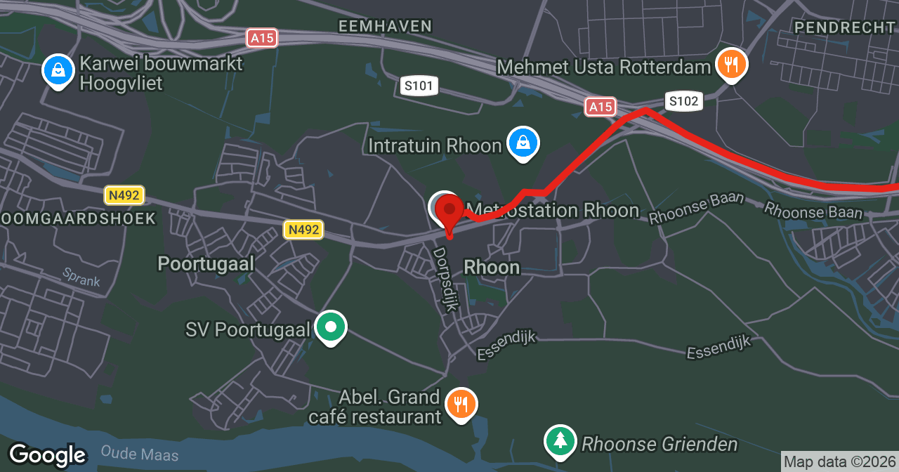 Kaart van de meldlocatie