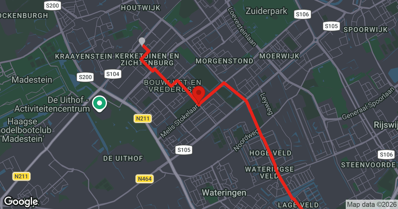 Kaart van de meldlocatie