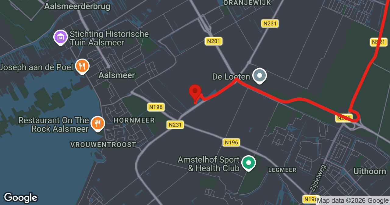 Kaart van de meldlocatie