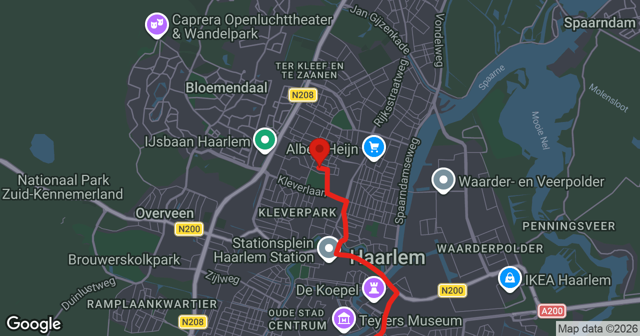 Kaart van de meldlocatie