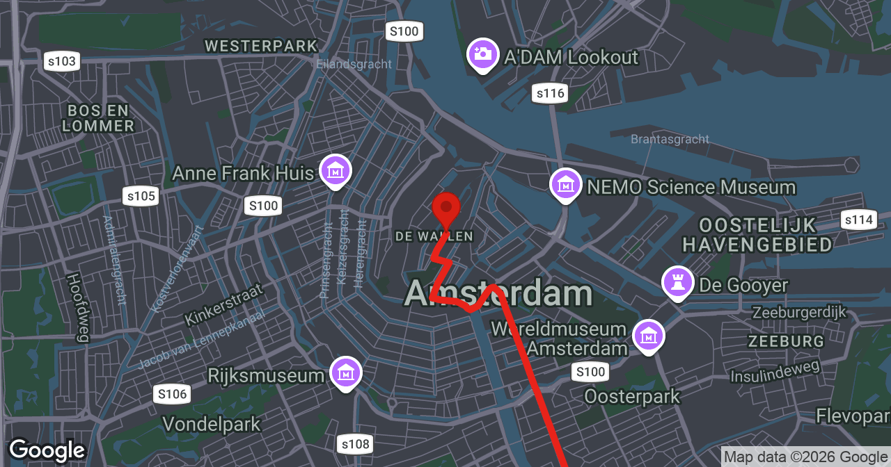 Kaart van de meldlocatie