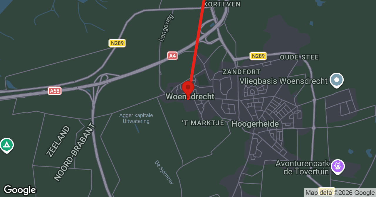 Kaart van de meldlocatie