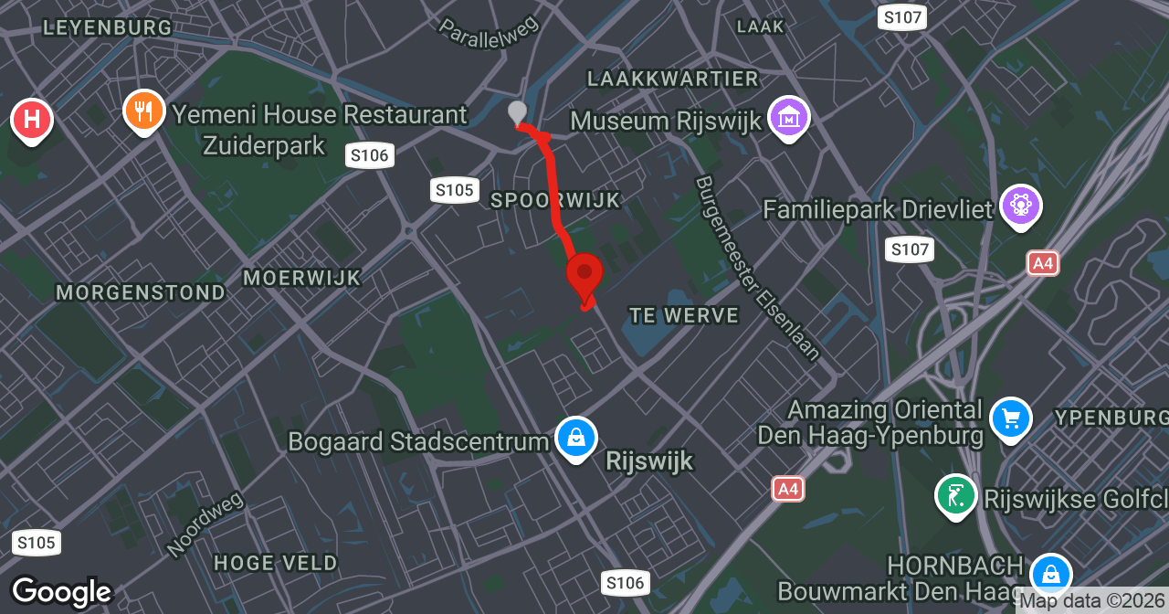 Kaart van de meldlocatie