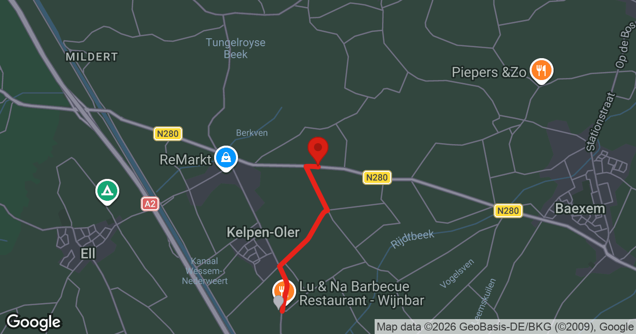 Kaart van de meldlocatie