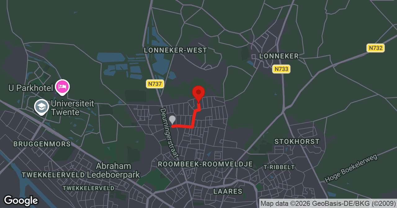 Kaart van de meldlocatie